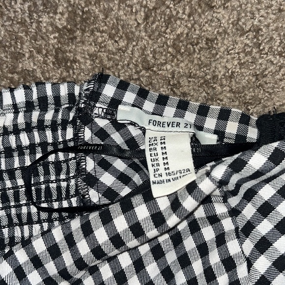 Halter plaid top - Picture 2 of 3